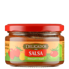 Соус томатный Сальса пикантная 200г ст/б Delicados
