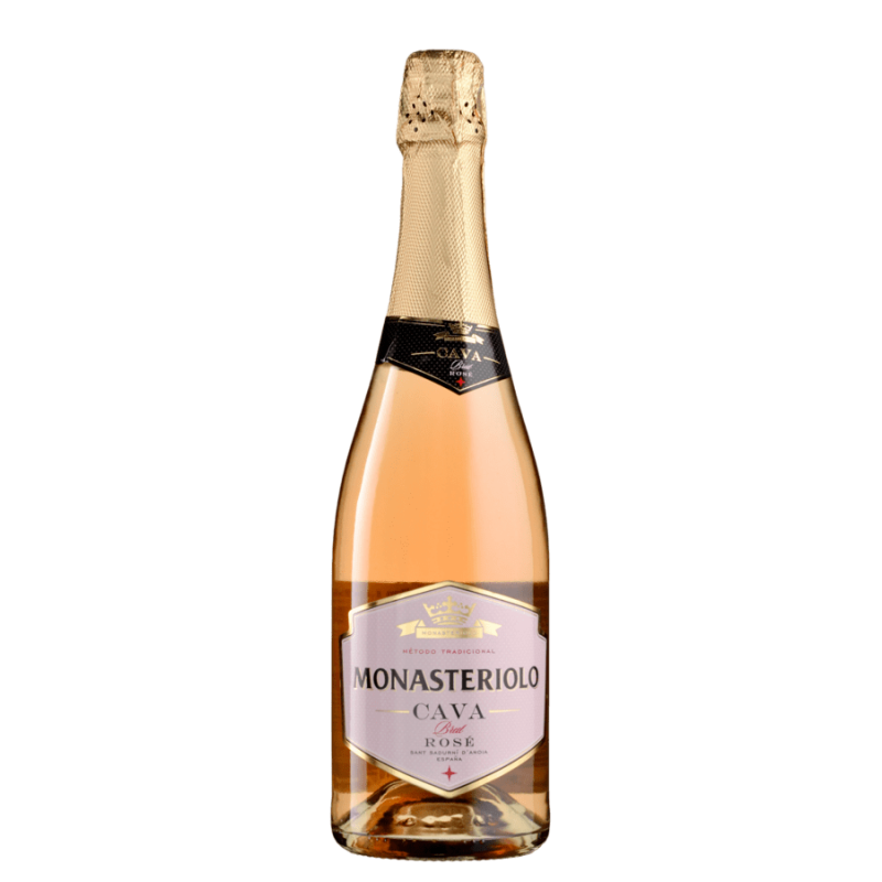 Игристое вино кава испания. Monasteriolo Cava Brut. Монастериоло кава Розе. Кава Монастериоло брют. Cava розовое брют.