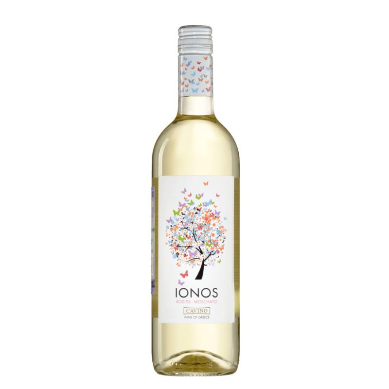 Вино гру. Вино Ionos Cavino. Магнолия вино Ionos. Белое сухое греческое с шишками Азбука вкуса.