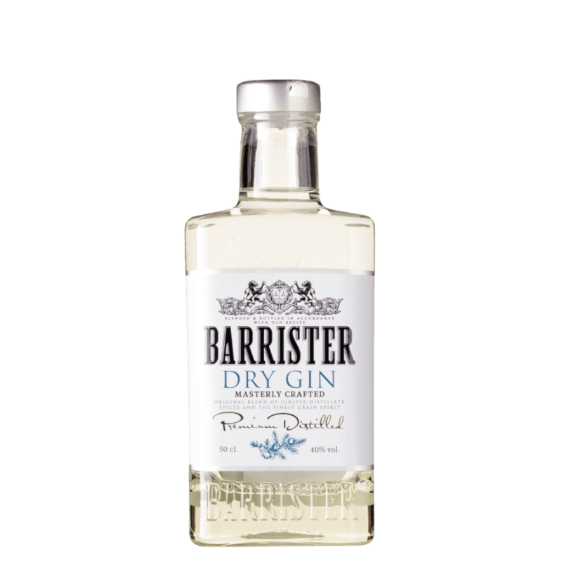 Джин Barrister Dry Gin. Барристер драй 0,5л 40% Джин. Джин Barrister Dry, 1 л. Барристер драй 0,5 40%.